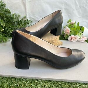 Paul Green Samona Pump Womens UK 4.5 US  7 Black Nappa
Leather Block Heel